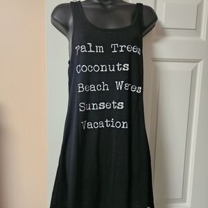 Xhilaration Black Swim Coverup